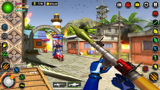 Counter terrorist robot game