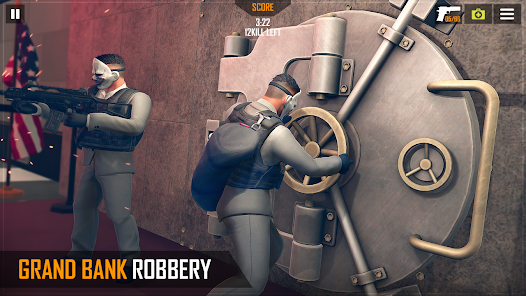 Real Gangster Bank Robber Game