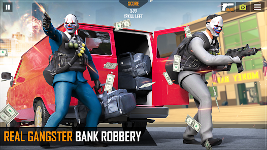 Real Gangster Bank Robber Game