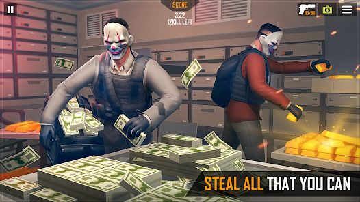 Real Gangster Bank Robber Game